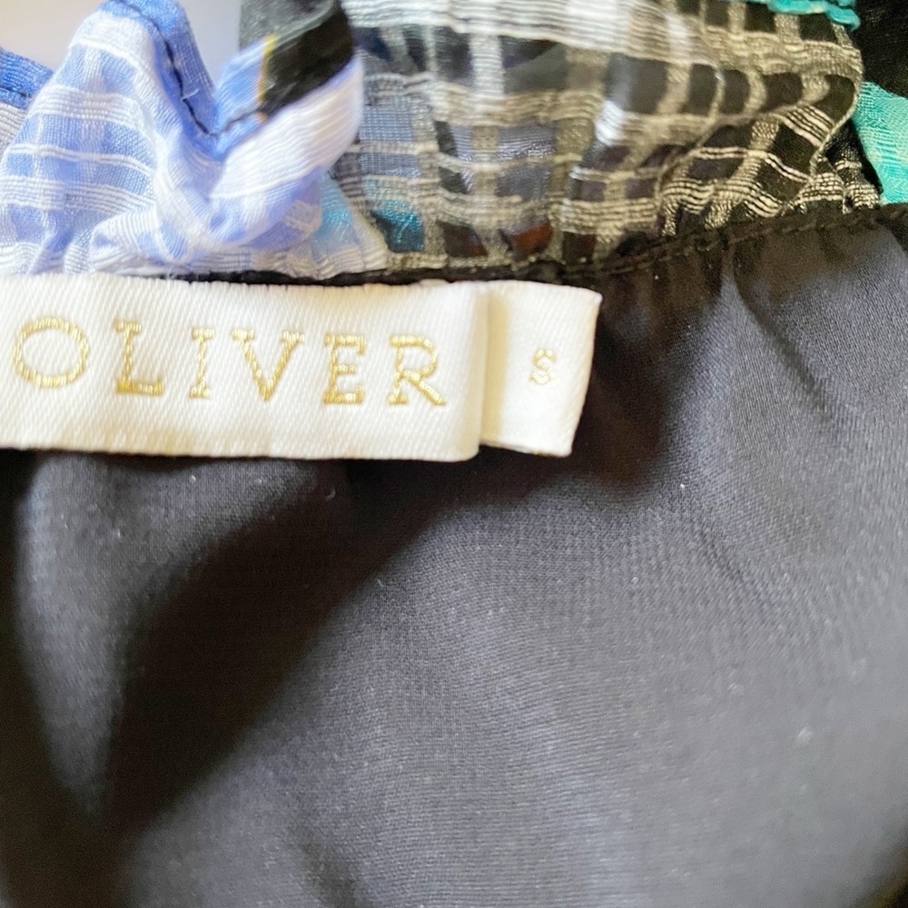 Marie Oliver Maya Printed Seersucker Midi Dress in Jewel - Picture 11 of 13